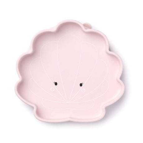 Assiette en Silicone - Coquillage-Loulou Lollipop-LLP-SPL-008-SPK-CLÉMENT