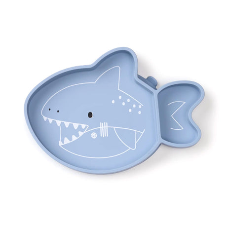 Assiette en Silicone - Requin-Loulou Lollipop-LLP-SPL-009-BFG-CLÉMENT