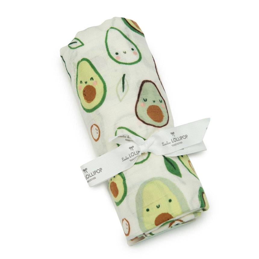 Couverture Mousseline Bambou - Avocat-Loulou Lollipop-LLP-SWAVO-CLÉMENT