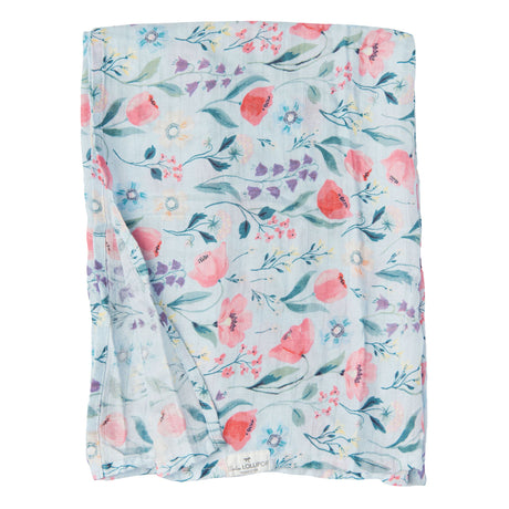 Couverture Mousseline Bambou - Jacinthe-Loulou Lollipop-LLP-SWBBL-CLÉMENT
