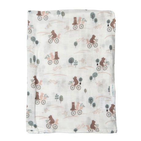 Couverture Mousseline Bambou - Ours-Loulou Lollipop-LLP-SWBOB-CLÉMENT