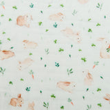 Couverture Mousseline Bambou - Lapins-Loulou Lollipop-LLP-SWBUNNY-CLÉMENT