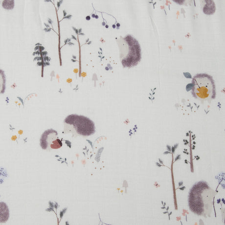 Couverture Mousseline Bambou - Hérissons-Loulou Lollipop-LLP-SWHGH-CLÉMENT
