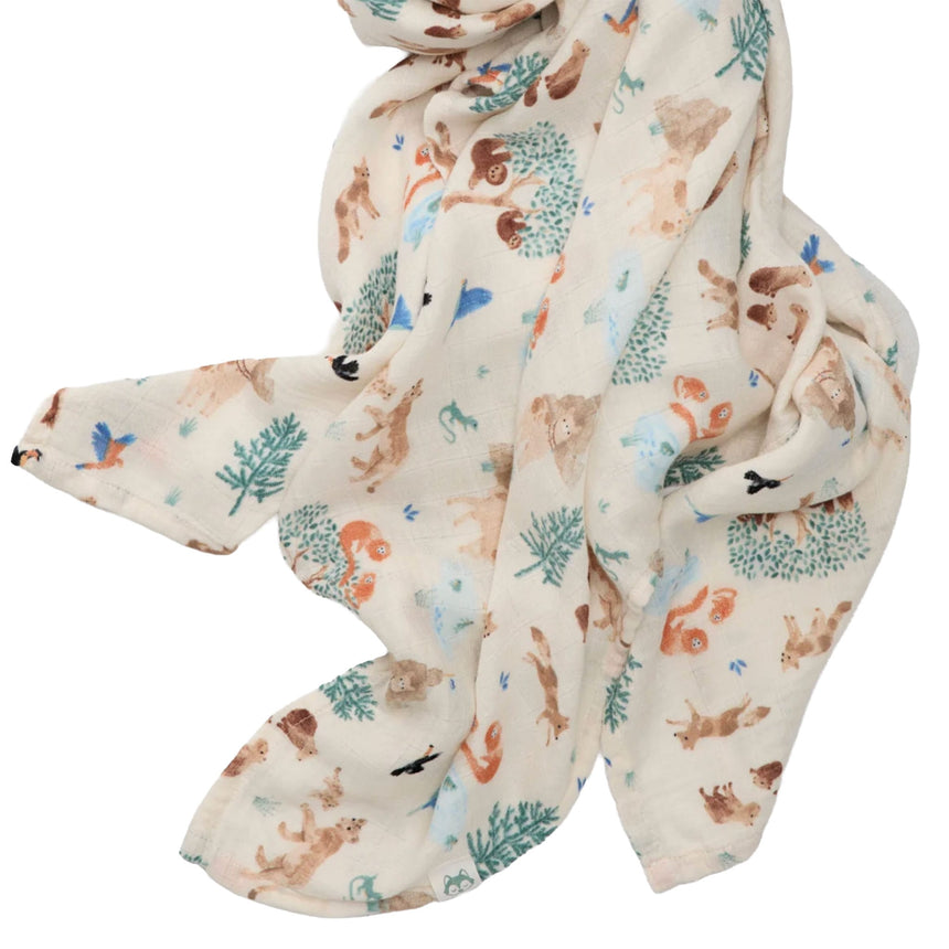 Couverture Mousseline Bambou - Lama-Loulou Lollipop-LLP-SWLLA-CLÉMENT