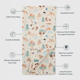 Couverture Mousseline Bambou - Lama-Loulou Lollipop-LLP-SWLLA-CLÉMENT