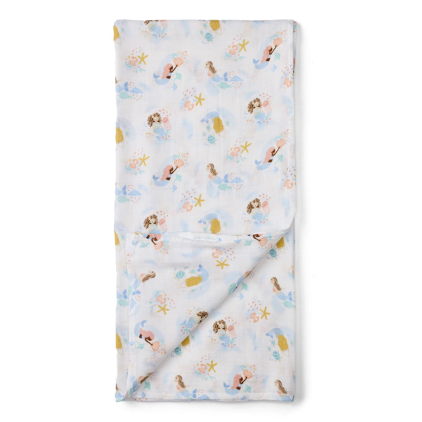 Couverture Mousseline Bambou - Sirène-Loulou Lollipop-LLP-SWMER-CLÉMENT
