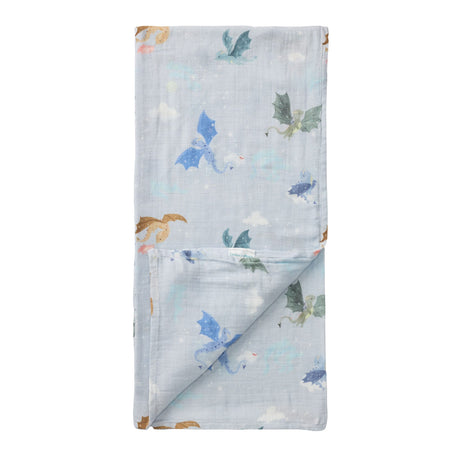 Couverture Mousseline Bambou - Dragon-Loulou Lollipop-LLP-SWMGD-CLÉMENT