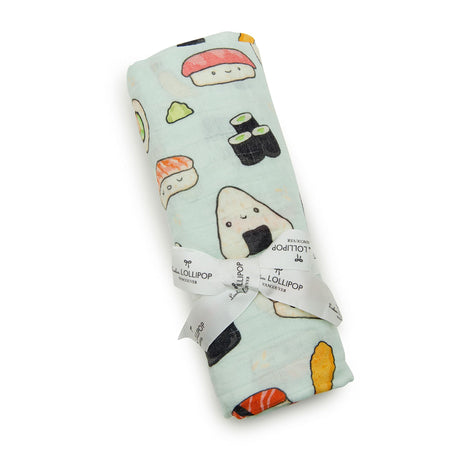 Couverture Mousseline Bambou - Sushi-Loulou Lollipop-LLP-SWSUS-CLÉMENT