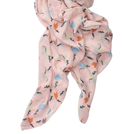 Couverture Mousseline Bambou - Licornes-Loulou Lollipop-LLP-SWUNB-CLÉMENT