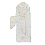 Ensemble Serviette à Capuchon - Lapins-Loulou Lollipop-LLP-TWBUNNY-CLÉMENT