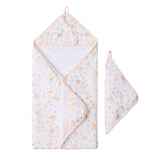 Hooded Towel Set - Bunny Meadow