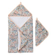 Ensemble Serviette à Capuchon - Jardin Anglais-Loulou Lollipop-LLP-TWENG-CLÉMENT