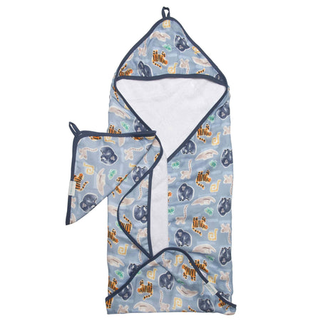 Ensemble Serviette à Capuchon - Jungle-Loulou Lollipop-LLP-TWJGF-CLÉMENT