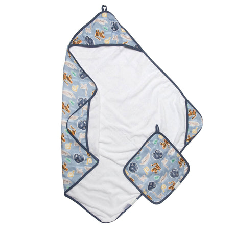 Ensemble Serviette à Capuchon - Jungle-Loulou Lollipop-LLP-TWJGF-CLÉMENT