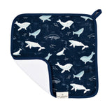 Ensemble Serviette à Capuchon - Baleines-Loulou Lollipop-LLP-TWWHL-CLÉMENT