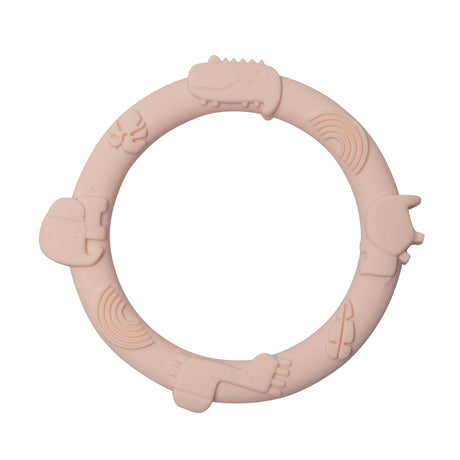 Ensemble Anneau DentitionRose-Loulou Lollipop-LLP-WRGSTSPK-CLÉMENT