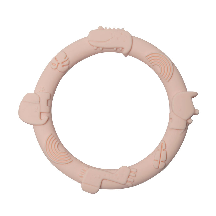 Ensemble Anneau DentitionRose-Loulou Lollipop-LLP-WRGSTSPK-CLÉMENT
