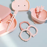 Ensemble Anneau DentitionRose-Loulou Lollipop-LLP-WRGSTSPK-CLÉMENT