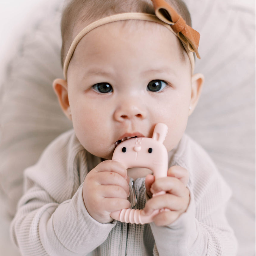 Jouet de Dentition en Silicone - Lapin-Loulou Lollipop-LLP-WTR-002-BPK-CLÉMENT