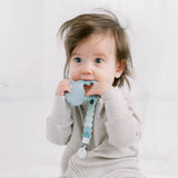 Jouet de Dentition en Silicone - Éléphant-Loulou Lollipop-LLP-WTR-003-BLU-CLÉMENT