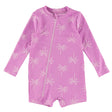 Maillot UV Manches Longues Texturé Palmiers 3-24mois-Look-Mauve-3-6 m-LOK-1261079C-CLÉMENT