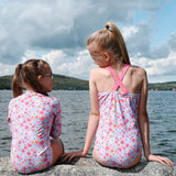 Maillot UV Manches Longues Fleurs 2-14ans-Look-LOK-1262050C-CLÉMENT