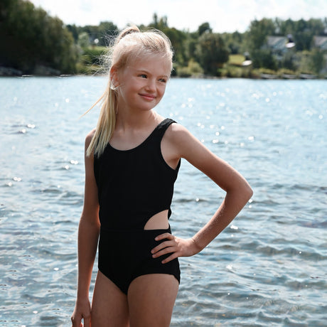 Maillot Côtelé Noir 2-14ans-Look-LOK-1262055C-CLÉMENT