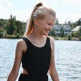 Maillot Côtelé Noir 2-14ans-Look-LOK-1262055C-CLÉMENT