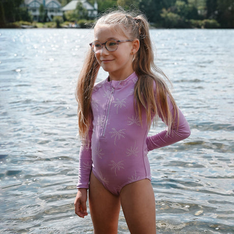 Maillot UV Manches Longues Texturé Palmiers 2-14ans-Look-LOK-1262078C-CLÉMENT