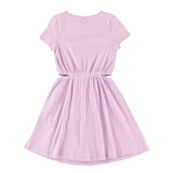 Robe Lilas Dolce Vita 7-14ans-Look-LOK-1263496C-LIL-CLÉMENT
