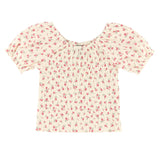 Haut Fleurs Cerises 7-14ans-Look-Ivoire-S-LOK-1263501C-IVO-CLÉMENT