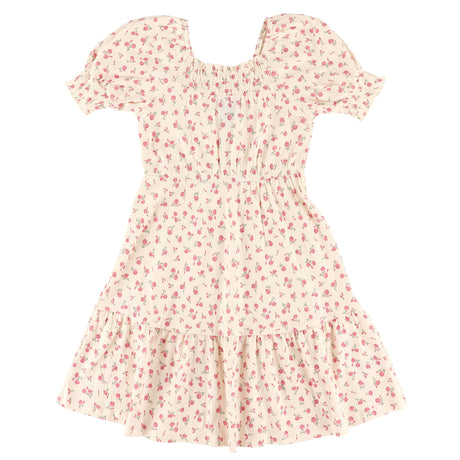Robe Fleurs Cerises 7-14ans-Look-Ivoire-S-LOK-1263503C-CLÉMENT