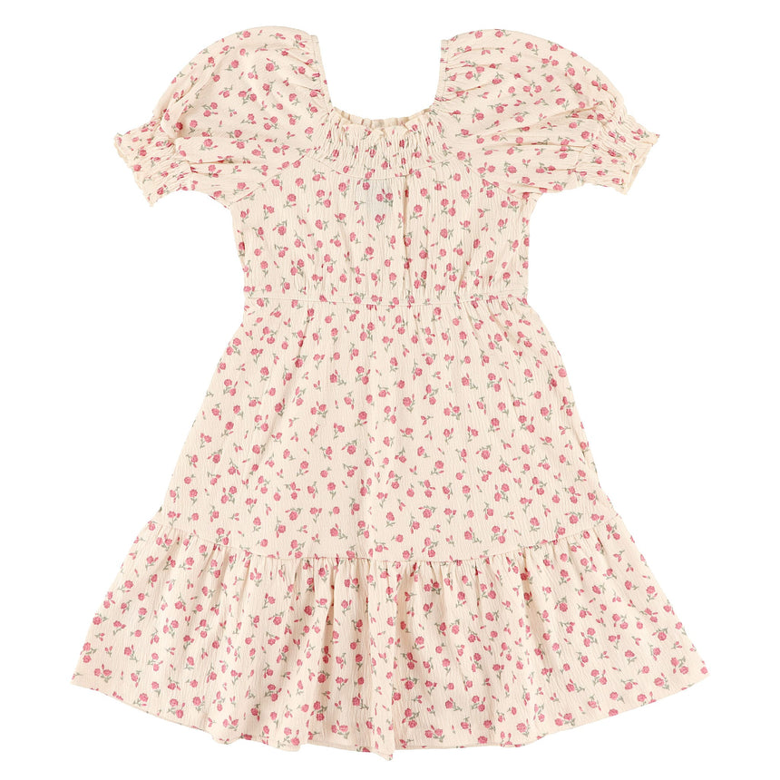 Robe Fleurs Cerises 7-14ans-Look-LOK-1263503C-CLÉMENT