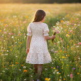 Robe Fleurs Cerises 7-14ans-Look-LOK-1263503C-CLÉMENT