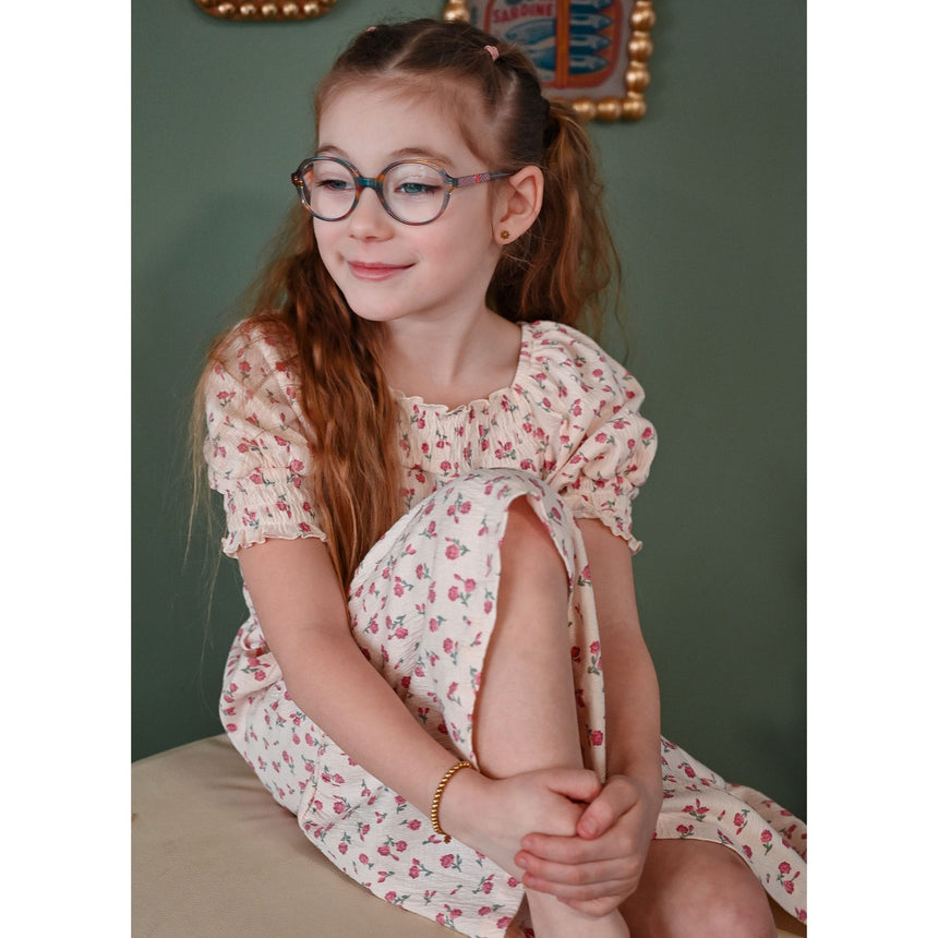 Robe Fleurs Cerises 7-14ans-Look-LOK-1263503C-CLÉMENT