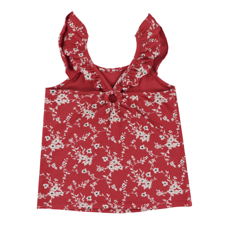 Camisole Fleurs Cerises 7-14ans-Look-LOK-1263507C-CLÉMENT