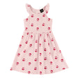 Robe Vichy Cerises 7-14ans-Look-Rose-S-LOK-1263509C-CLÉMENT