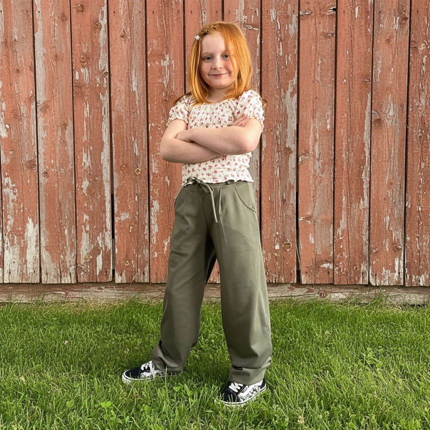 Pantalon Évasé PDR Cerises 7-14ans-Look-LOK-1263511C-CLÉMENT