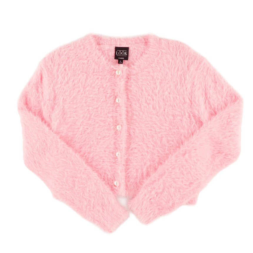 Cardigan Blush & Boucle 7-14ans-Look-LOK-2263475C-ROS-CLÉMENT