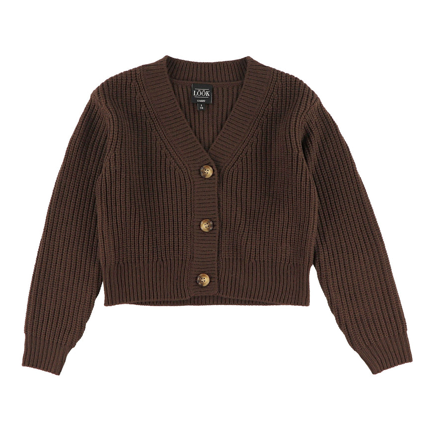 Cardigan Blush & Boucle 7-14ans-Look-Brun-S-LOK-2263483C-CLÉMENT