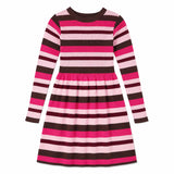 Robe Rayée Blush & Boucle 7-14ans-Look-Rose-S-LOK-2263492C-CLÉMENT