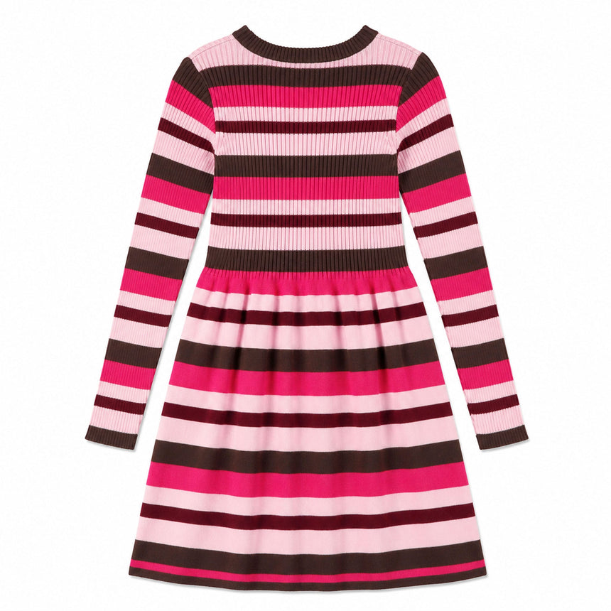 Robe Rayée Blush & Boucle 7-14ans-Look-LOK-2263492C-CLÉMENT