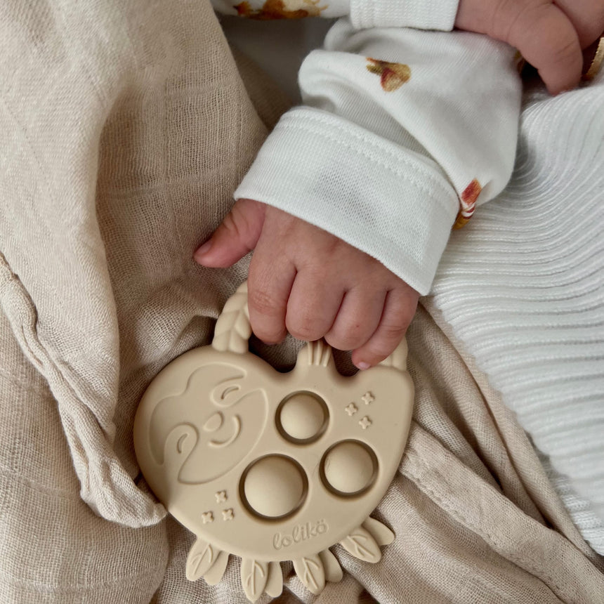 Ensemble Cadeau - motif Eucalyptus Mousseline Beige-Loliko-LOL-EC1263-CLÉMENT