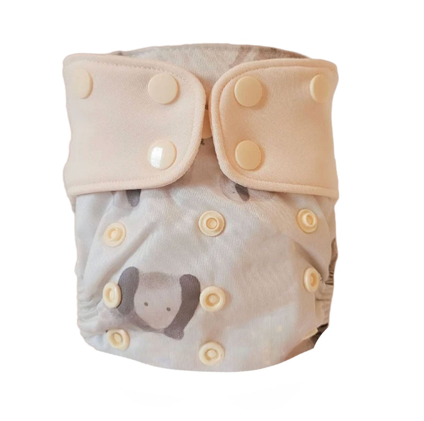 Couche Lavable Nouveau-né - Éléphants-La Petite Ourse-LP3-C-NNA-ELEPHA-CLÉMENT