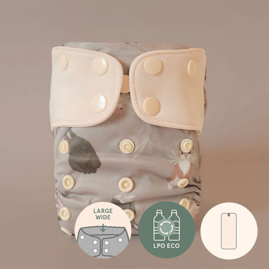 Couche Lavable Nouveau-né - Lapin-La Petite Ourse-LP3-C-NNA-LAPIN-CLÉMENT