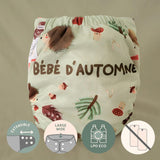 Couche Lavable Évolution 10-35lb - Automne-La Petite Ourse-LP3-C-NS-AUTOM-CLÉMENT
