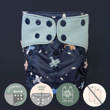 Couche Lavable Évolution 10-35lb - Avions-La Petite Ourse-LP3-C-NS-AVION-CLÉMENT