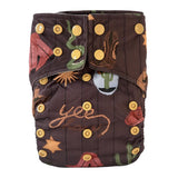 Couche Lavable Évolution 10-35lb - Cowboy-La Petite Ourse-LP3-C-NS-COWBOY-CLÉMENT