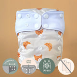 Couche Lavable Évolution 10-35lb - Croissant-La Petite Ourse-LP3-C-NS-CROISSA-CLÉMENT