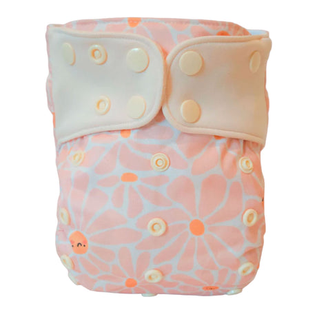 Couche Lavable Évolution 10-35lb - Fleurs-La Petite Ourse-LP3-C-NS-FLEURFO-CLÉMENT